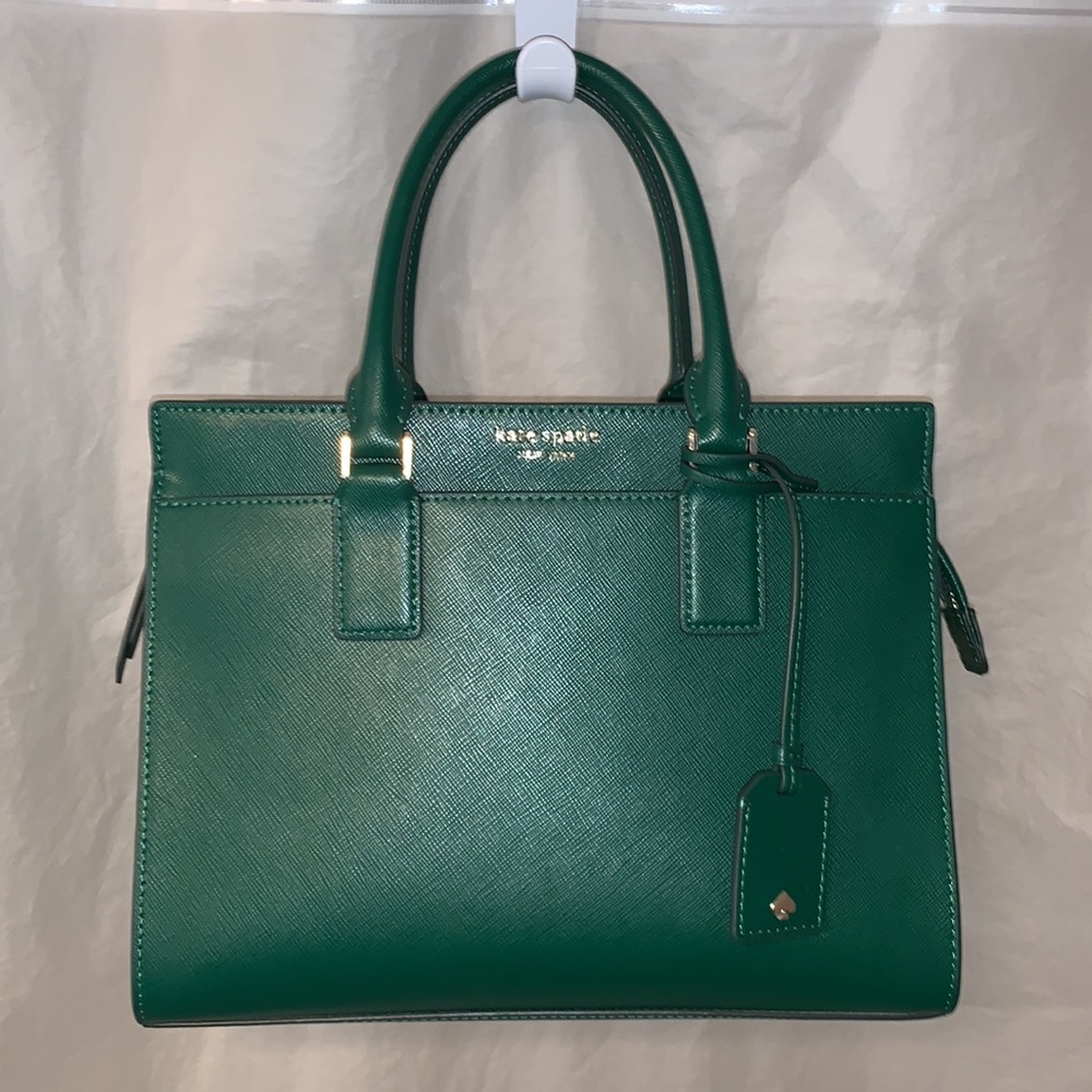 NWT Deep Jade Kate Spade ♠️ Cameron Medium Satchel Bag